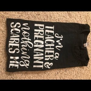 Short sleeve maternity t for teachers!